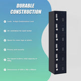 6-Door Locker for Office Gym Shed School Home Storage - Extra Image