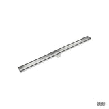 900mm Tile Insert Bathroom Shower Stainless Steel Grate Drain w/Centre outlet Floor Waste - Low Angle