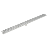 900mm Bathroom Shower Stainless Steel Grate Drain w/Centre outlet Floor Waste Square Pattern - Extra Image