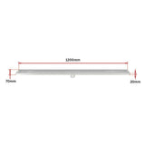 1200mm Bathroom Shower Stainless Steel Grate Drain w/Centre outlet Floor Waste Square Pattern