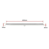 1200mm Bathroom Shower Stainless Steel Grate Drain w/Centre outlet Floor Waste Square Pattern - Extra Image