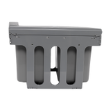 2x 15L Pull Out Trash Bin Dual Kitchen Garbage Waste Basket Cabinet Bin - Rear View