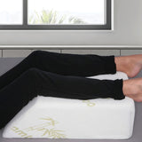 Wedge Elevation Pillow Cool Gel Memory Foam Leg Raiser Support Cushion - Front View