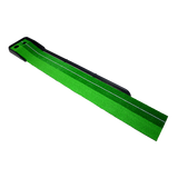 Indoor Practice Putting Green 2.5m Mat Inclined Ball Return Fake Grass 2 Holes - 45-Degree Angle