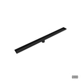 900mm Tile Insert Bathroom Shower Black Grate Drain w/Centre outlet Floor Waste - Extra Image