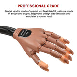 Practice Hand Model for Nail Art Training and Display Manicure with false nails - Extra Image