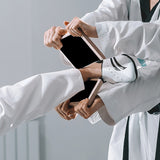 Martial Arts Supply Rebreakable Board Taekwondo, MMA, Karate-Set: Yellow, Blue, Red & Black - Front View