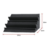 20pcs Studio Acoustic Foam Corner Bass Trap Sound Absorption Treatment Proofing - Low Angle