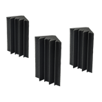 20pcs Studio Acoustic Foam Corner Bass Trap Sound Absorption Treatment Proofing