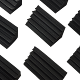 20pcs Studio Acoustic Foam Corner Bass Trap Sound Absorption Treatment Proofing - Rear View