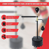 Free Standing Punching Bag Speedball Boxing Reflex Training Target Dummy Gym - Low Angle
