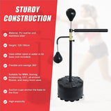 Free Standing Punching Bag Speedball Boxing Reflex Training Target Dummy Gym - Extra Image