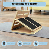 Slant Board Calf Stretcher Incline Stretch as Used in Egoscue Method