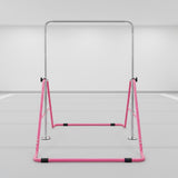 Kids Gymnastics Bars Training Horizontal Bar Monkey Kip Bar Pink