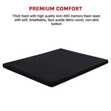 110CM XL Pet Bed Mattress Dog Cat Memory Foam Pad Mat Cushion - Close-Up Angle