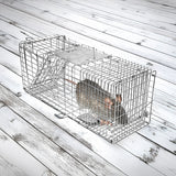 Trap Humane Possum Cage Live Animal Safe Catch Rabbit Cat Hare Fox Bird - 45-Degree Angle