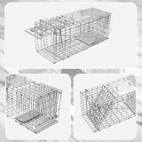 Trap Humane Possum Cage Live Animal Safe Catch Rabbit Cat Hare Fox Bird - Extra Image