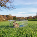 Trap Humane Possum Cage Live Animal Safe Catch Rabbit Cat Hare Fox Bird - Low Angle