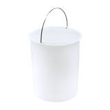 Kitchen Swing Pull Out Bin Stainless Steel Garbage Rubbish Waste Trash Can 14L - Top-Down View