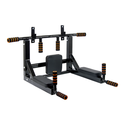 Heavy Duty Wall Mounted Power Station Pull Up Dip Knee Raise Bar