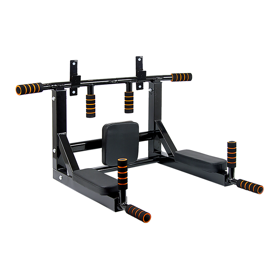 Heavy Duty Wall Mounted Power Station Pull Up Dip Knee Raise Bar