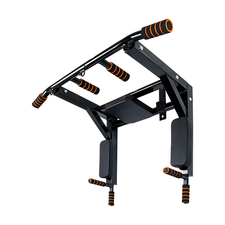 Heavy Duty Wall Mounted Power Station Pull Up Dip Knee Raise Bar