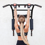 Heavy Duty Wall Mounted Power Station - Knee Raise - Pull Up - Chin Up -Dips Bar - Front View