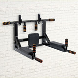 Heavy Duty Wall Mounted Power Station Pull Up Dip Knee Raise Bar
