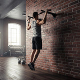 Pull Up Bar Home Gym Heavy Duty Chin Up Bar Ceiling Wall Mounted - Top-Down View