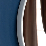 80cm Round Wall Mirror Bathroom Makeup Mirror by Della Francesca - 45-Degree Angle
