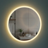 90cm LED Wall Mirror Bathroom Mirrors Light Decor Round - Close-Up Angle
