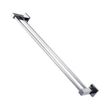 Double Classic Chrome Towel Bar Rail Bathroom