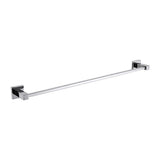 Classic Chrome Towel Bar Rail Bathroom - Top-Down View