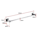 Classic Chrome Towel Bar Rail Bathroom - Extra Image