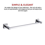 Classic Chrome Towel Bar Rail Bathroom - Extra Image