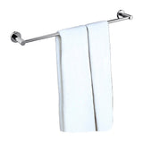 Classic Chrome Towel Bar Rail Bathroom - 45-Degree Angle