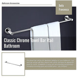Classic Chrome Towel Bar Rail Bathroom