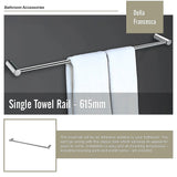 Single Towel Rail - 615mm - Extra Image