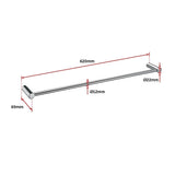 Single Towel Rail - 615mm - Extra Image