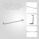 Single Towel Rail - 615mm - Low Angle