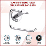 Classic Chrome Toilet Paper Holder Bathroom