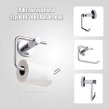 Classic Chrome Toilet Paper Holder Bathroom - Low Angle
