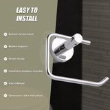 Classic Chrome Toilet Paper Holder Bathroom - Extra Image