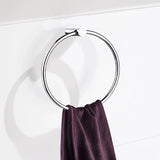 Towel Ring Rail Grade 304 Stainless Steel 18cm - Front View