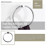 Towel Ring Rail Grade 304 Stainless Steel 18cm