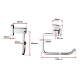 Classic Chrome Toilet Paper Holder Bathroom - Extra Image