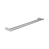 Double Towel Rail Grade 304 Stainless Steel 620mm - Top-Down View
