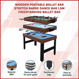 4FT 3-in-1 Games Foosball Soccer Hockey Pool Table - Side View