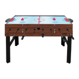4FT 3-in-1 Games Foosball Soccer Hockey Pool Table - Top-Down View