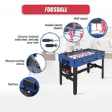 4FT 12-in-1 Combo Games Tables Foosball Soccer Basketball Hockey Pool Table Tennis - Extra Image